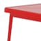 Flash Furniture Square 27-3/4" W, 40" H, Red CH-31330-RED-GG - alternate 8